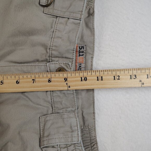 511 Tactical Pants Beige Tan Cargo Utility Canvas Womens sz 12 - Picture 10 of 10